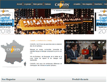 Tablet Screenshot of cavavin.fr